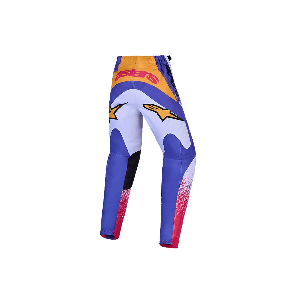 Alpinestars Youth Fluid Drag Motocross Pants Light Lilac/Blue/Iris Gold