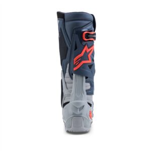 Tech-10 Enduro Boots Mid Gray/Dark Gray/Red Fluoro 10 - Image 5