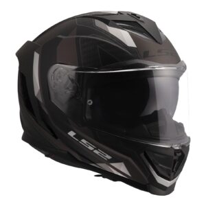 LS2 FF818 Storm III Sporty Road Helmet Black/Grey - Image 7