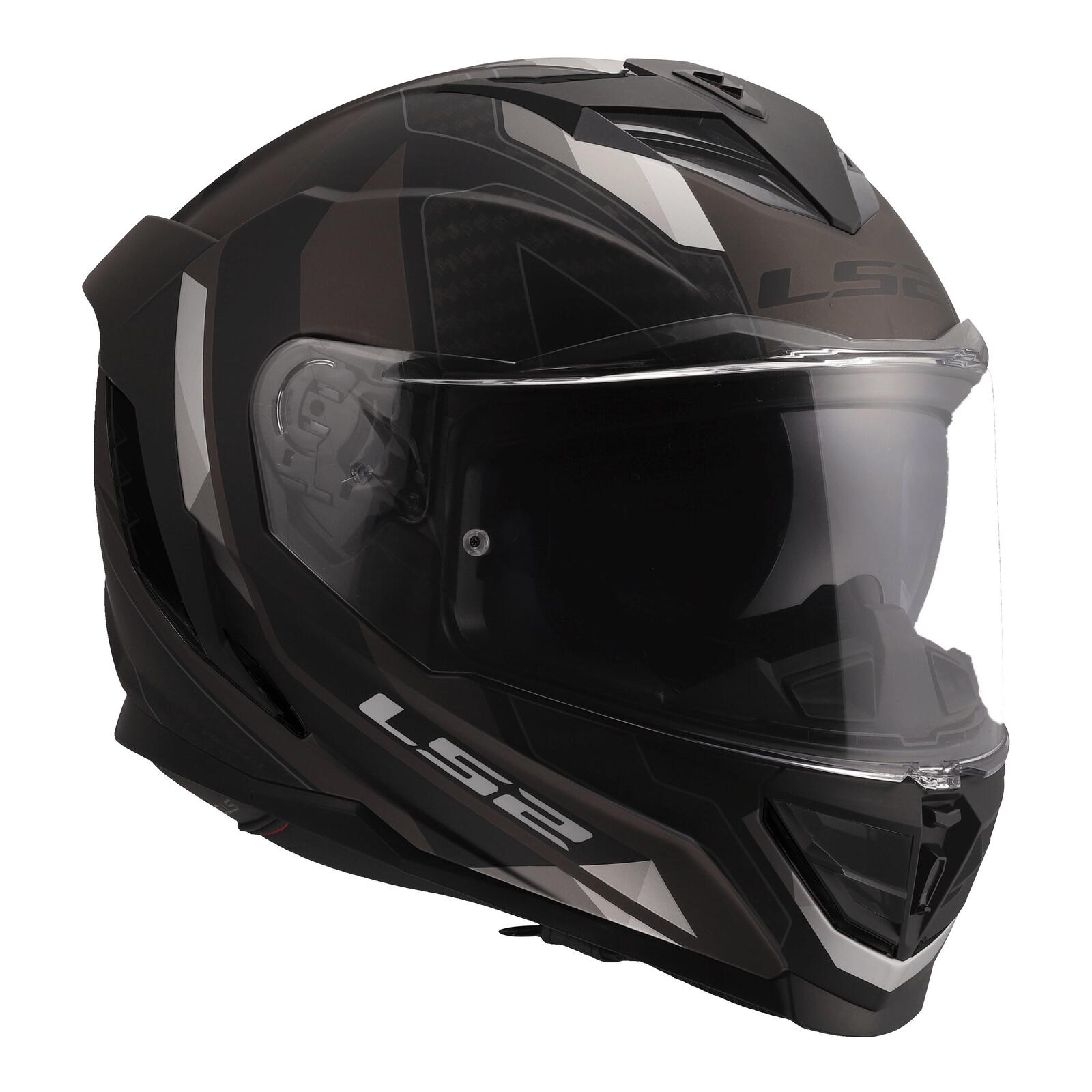 LS2 FF818 Storm III Sporty Road Helmet Black/Grey - Image 7