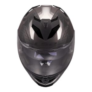 LS2 FF818 Storm III Sporty Road Helmet Black/Grey - Image 9