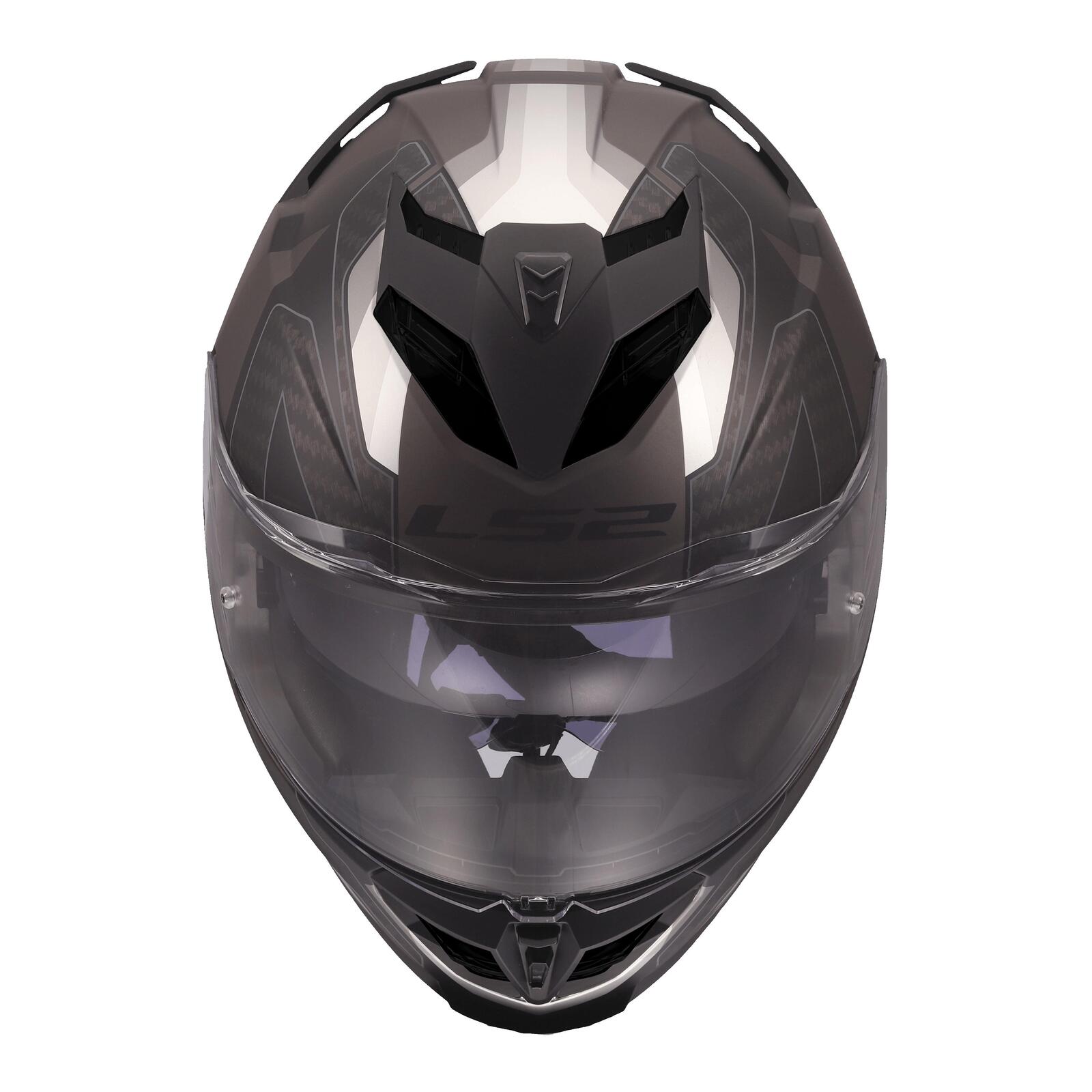 LS2 FF818 Storm III Sporty Road Helmet Black/Grey - Image 9