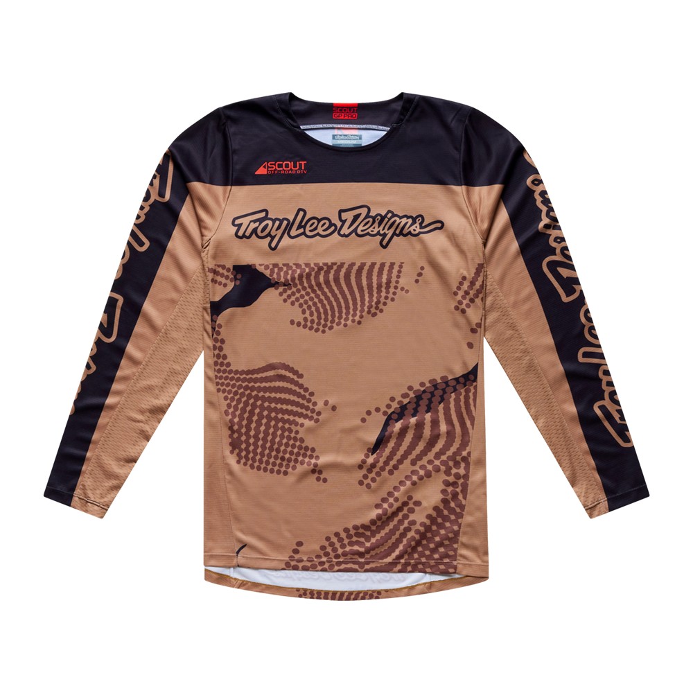 Troy Lee Designs Scout GP Pro High Desert Motocross Jersey Sienna - Image 1