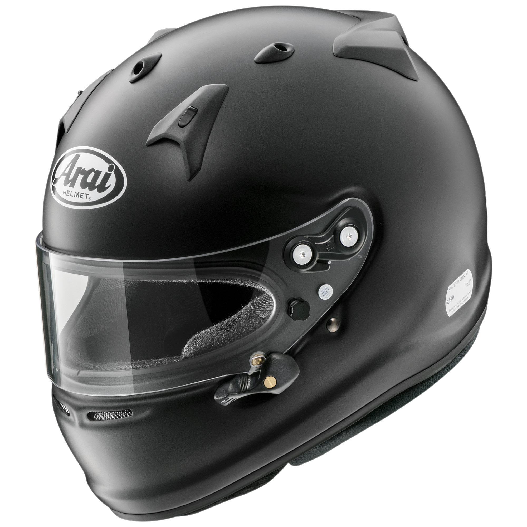 Arai GP-7FRP Road Helmet Frost Black - Image 1