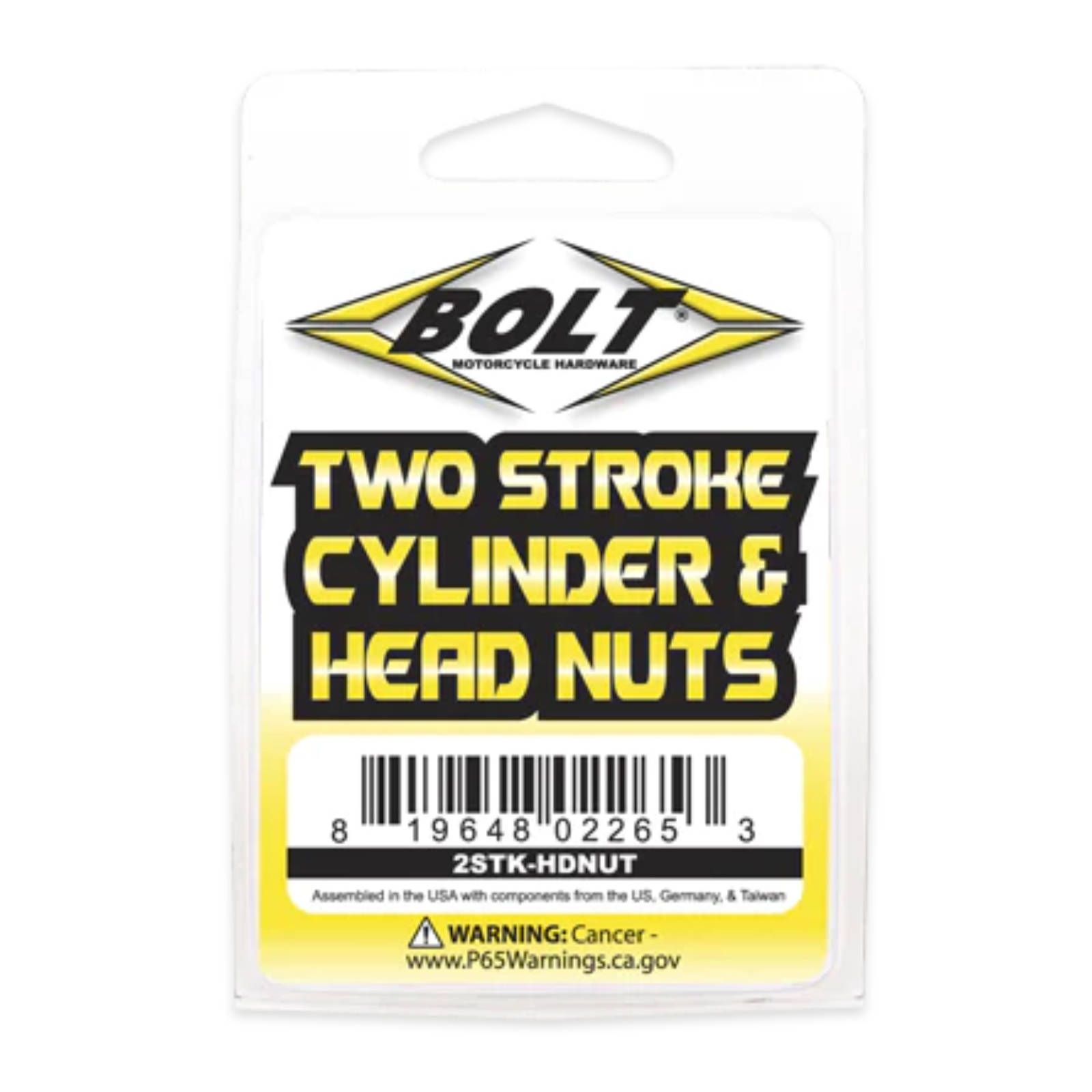 2 STROKE CYLINDER & HEAD NUTS - Image 1