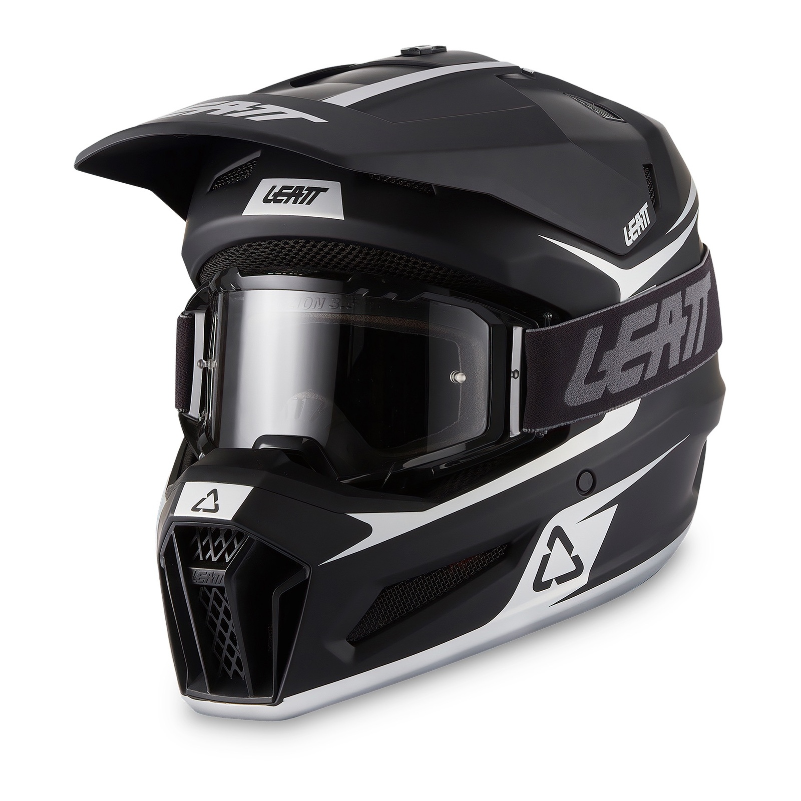 Leatt 3.5 Motocross Helmet Kit Black - Image 1