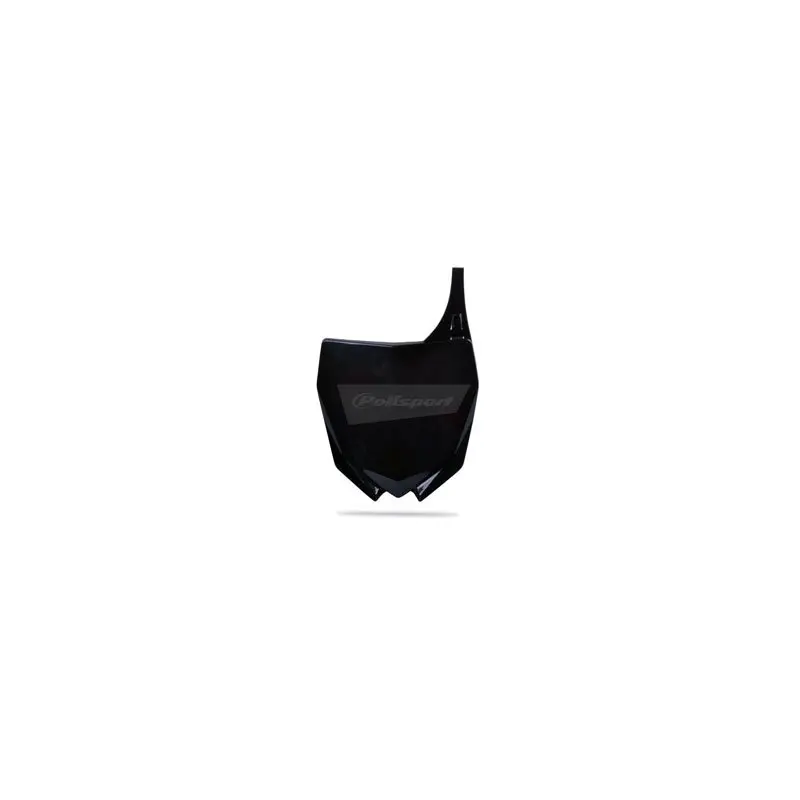 NUMBER PLATE YAM YZ250F/450F 10-18 / YZ125/250 15-18 BLK
