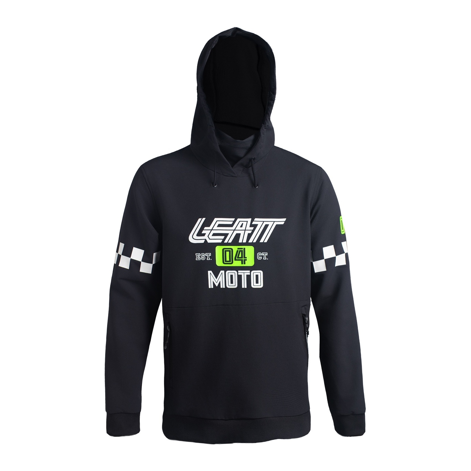 Leatt 5.5 ThermaFlow Hoodie - Speed Black (M) - Image 1