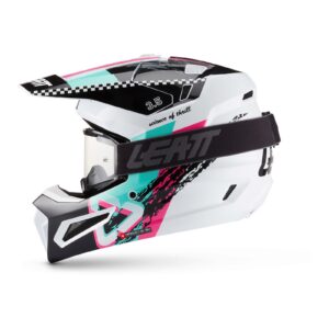 Leatt 3.5 Motocross Helmet Kit Pink - Image 2