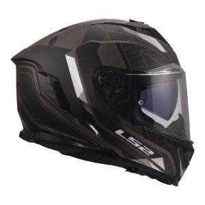 LS2 FF818 Storm III Sporty Road Helmet Black/Grey - Image 6