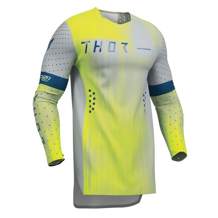 Thor Sportmode Vanish Motocross Jersey Grey/Deep Blue - Image 1
