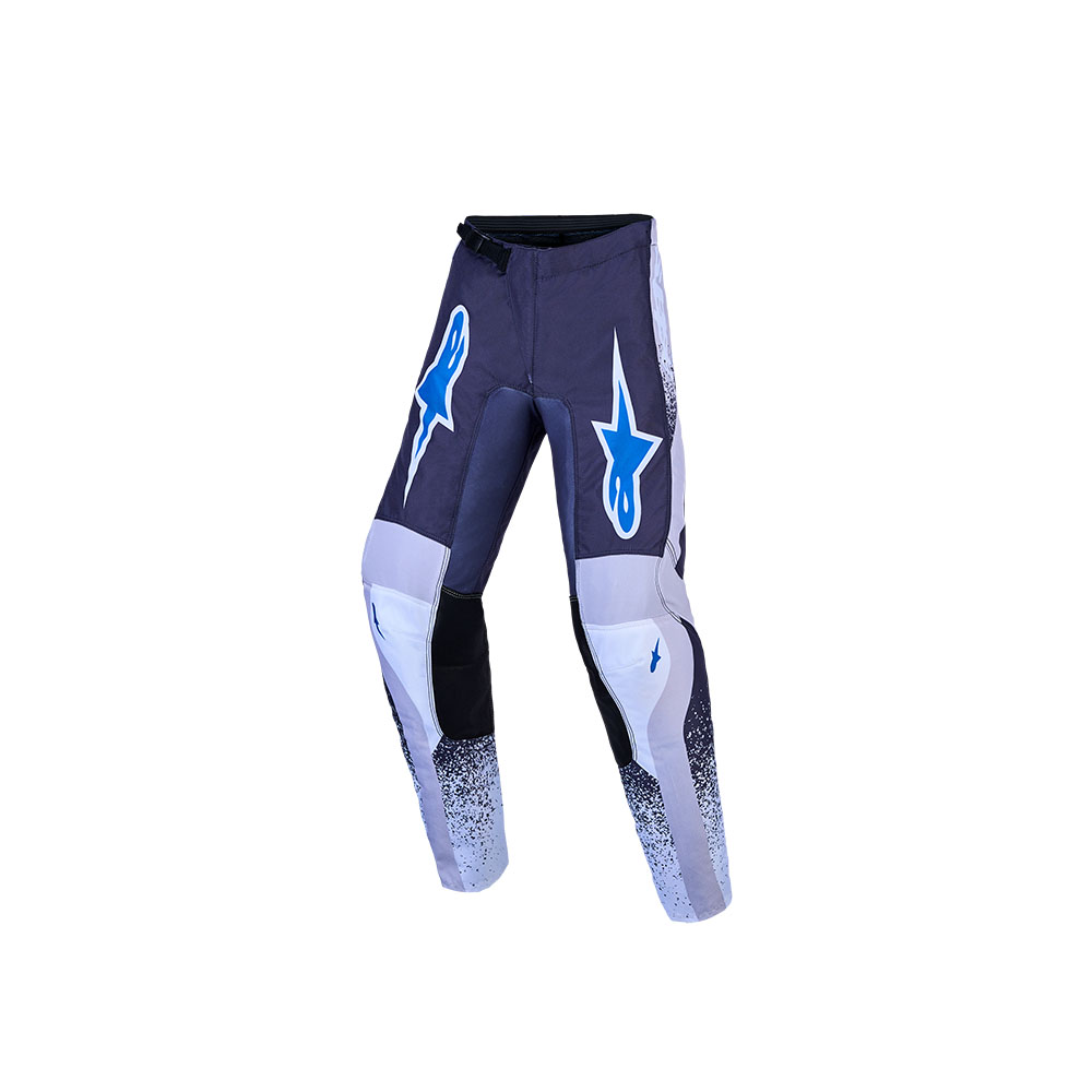 Alpinestars Youth Fluid Drag Motocross Pants Graystone/Light Lilac/UCLA Blue/Black - Image 1