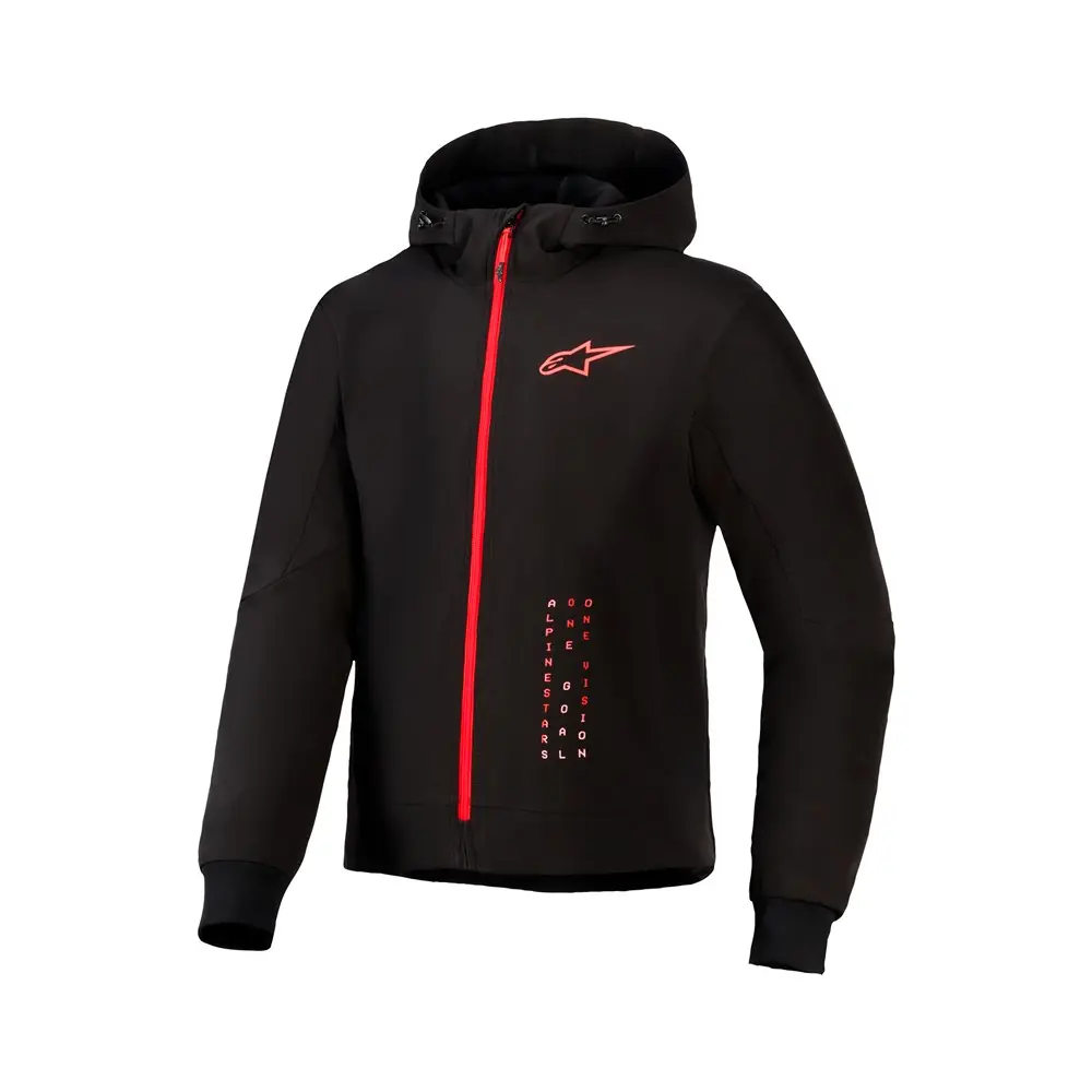 Radium Tech Hoodie Black/Bright Red S