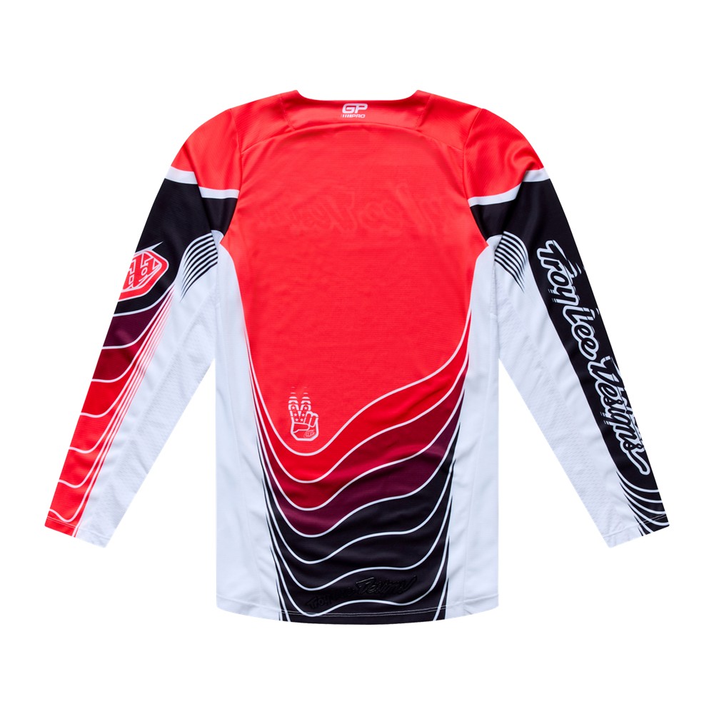 Troy Lee Designs GP Pro Motocross Jersey Black/Red - Image 2
