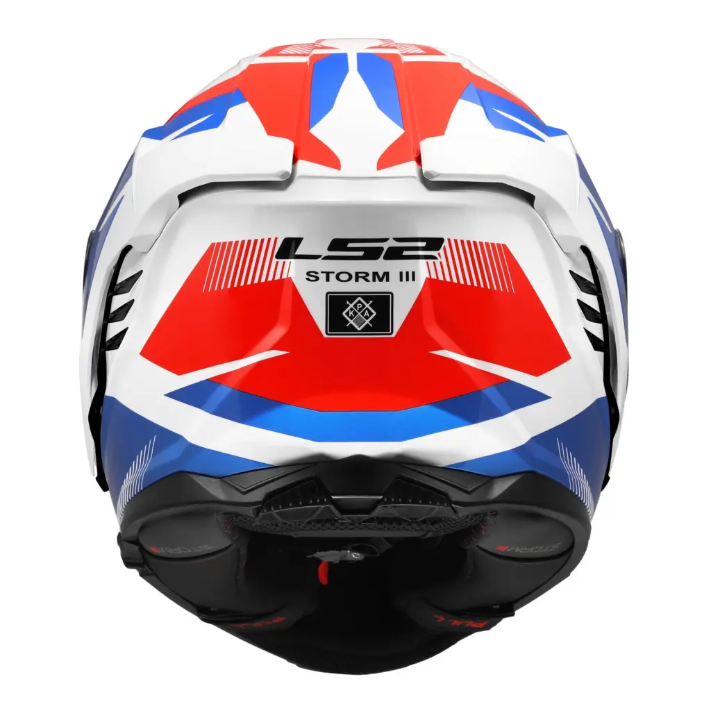 LS2 FF818 Storm III Komai Road Helmet White/Blue/Red