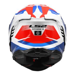 LS2 FF818 Storm III Komai Road Helmet White/Blue/Red - Image 4