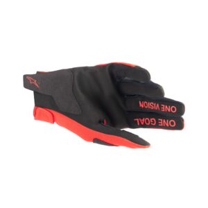 Alpinestars Radar Motocross Gloves Youth Mars Red/Silver - Image 2