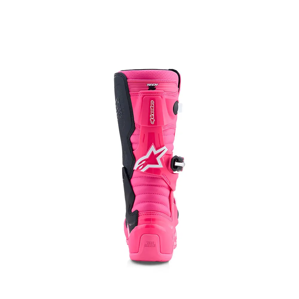 Tech-7S MX Boots Pink Fluoro/Black/White 4