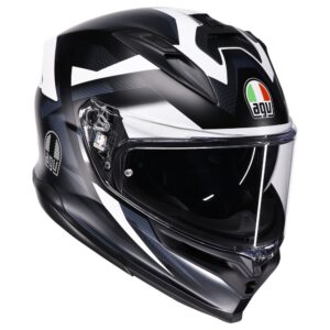 AGV K7 Glimpse Road Helmet Matte Black/White - Image 2
