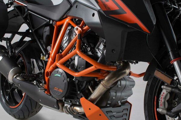 CRASH BARS SW MOTECH KTM 1290 SUPER DUKE 14-20 ORANGE - Image 1
