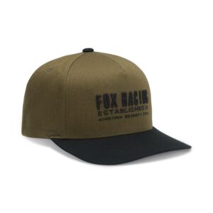 Fox Warped Snapback Olive Green - Image 1