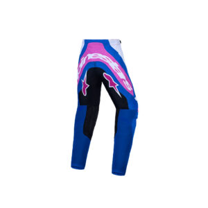Alpinestars Youth Supertech Maven Motocross Pants White/Hot Coral/Blithe Blue - Image 2