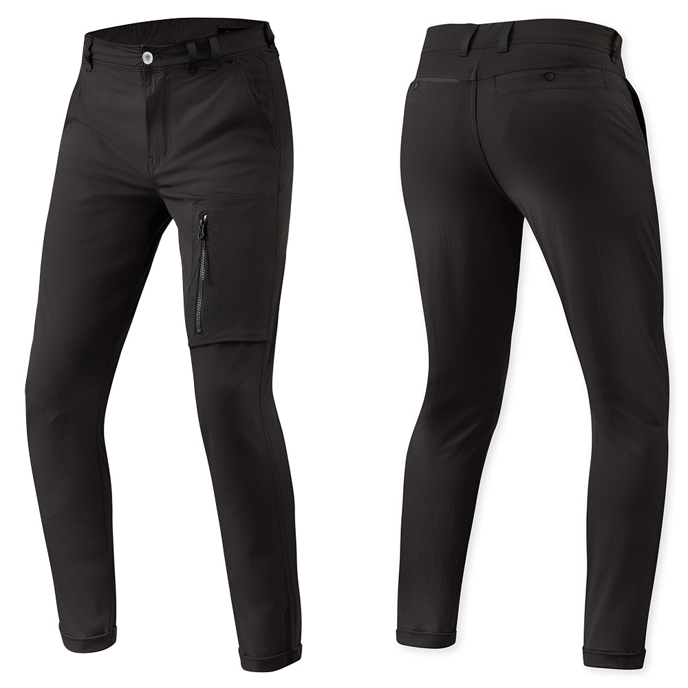 REV'IT! Terry Chino SK Road Pants L30 Black - Image 1