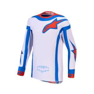 Alpinestars Supertech Vesta Motocross Jersey Light Lilac/Cardinal Red - Image 1