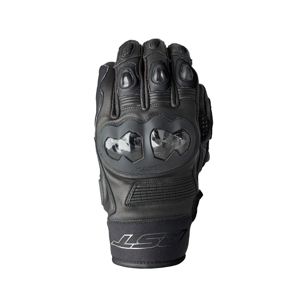 RST Freestyle 3 D3O CE Leather Gloves Black