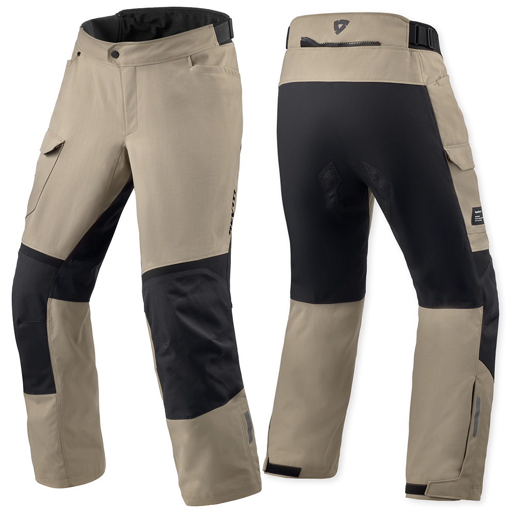 REV'IT! Convergent H2O Adventure Pants Standard Leg Sand/Black - Image 1