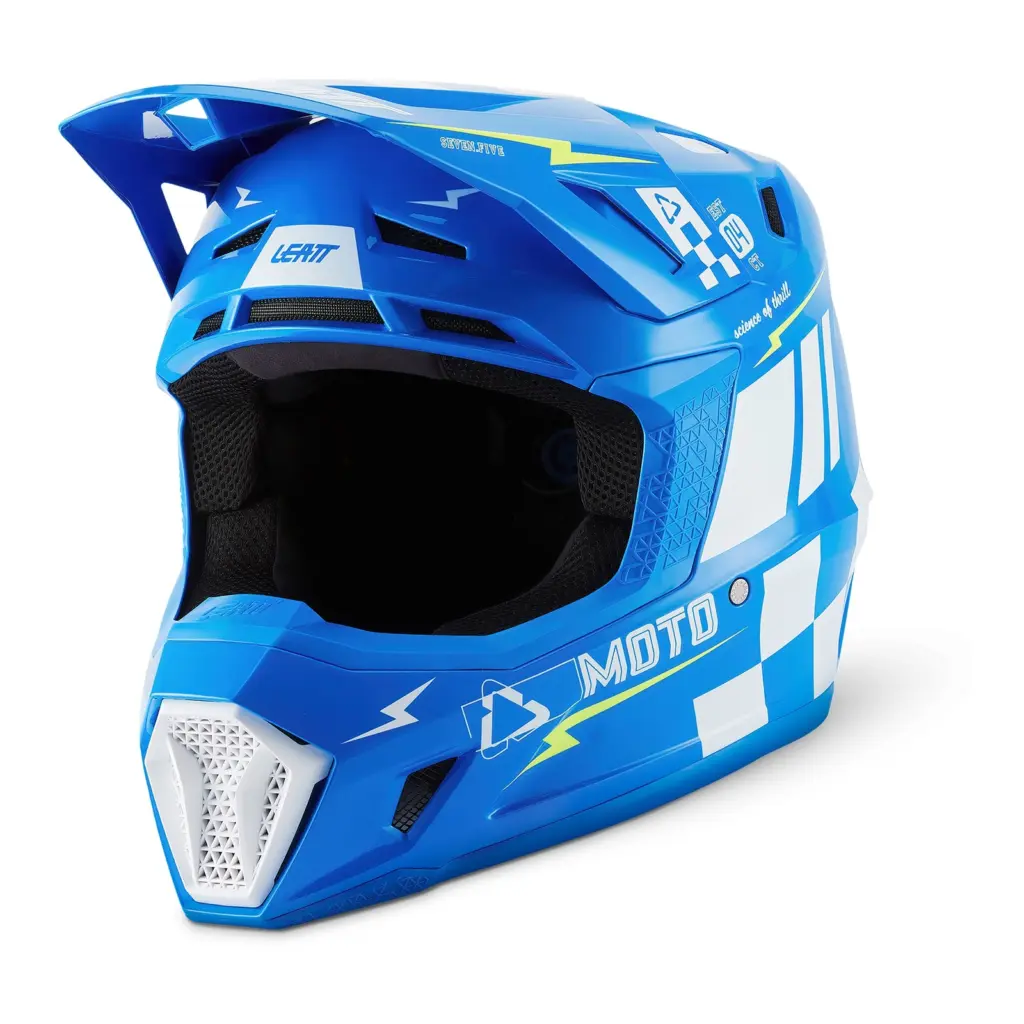 Leatt 7.5 Motocross Helmet Kit Blue