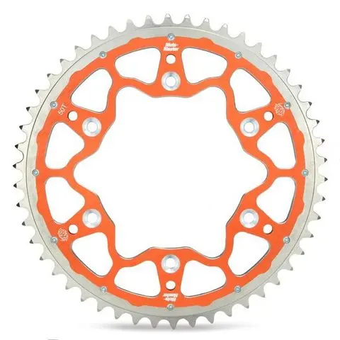 SPROCKET MOTO MASTER DUAL RING KTM 125SX 250SX 150SX 200SX 360SX 380SX 400SX 250SXF 350SXF ORANGE