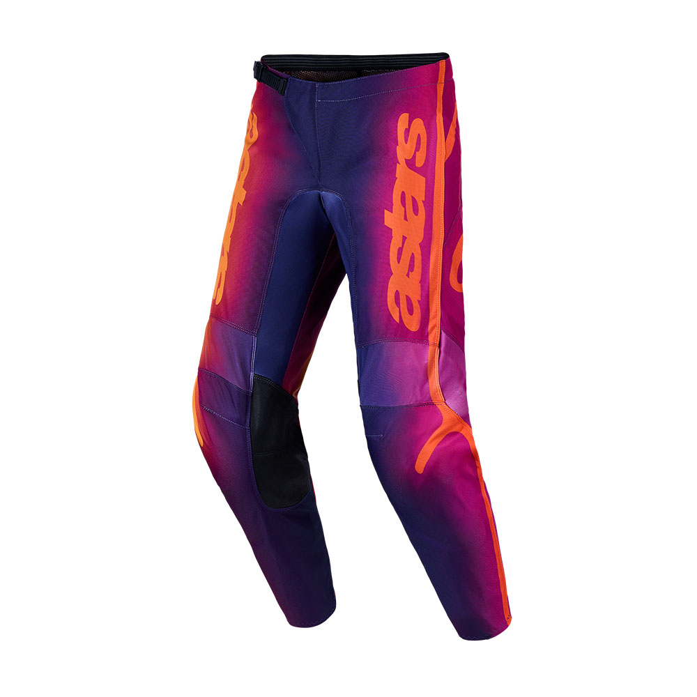 Alpinestars Fluid Kepler Motocross Pants Dark Purple/Orange - Image 1