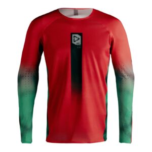 Leatt 5.5 UltraWeld Motocross Jersey Fade Red - Image 1