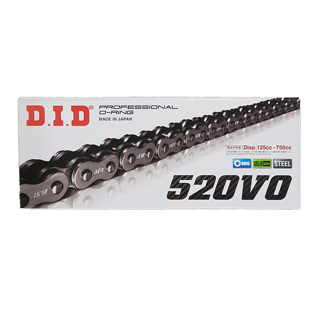 520VO x110FB O'Ring solid bush DID chain w/clip link - Image 1