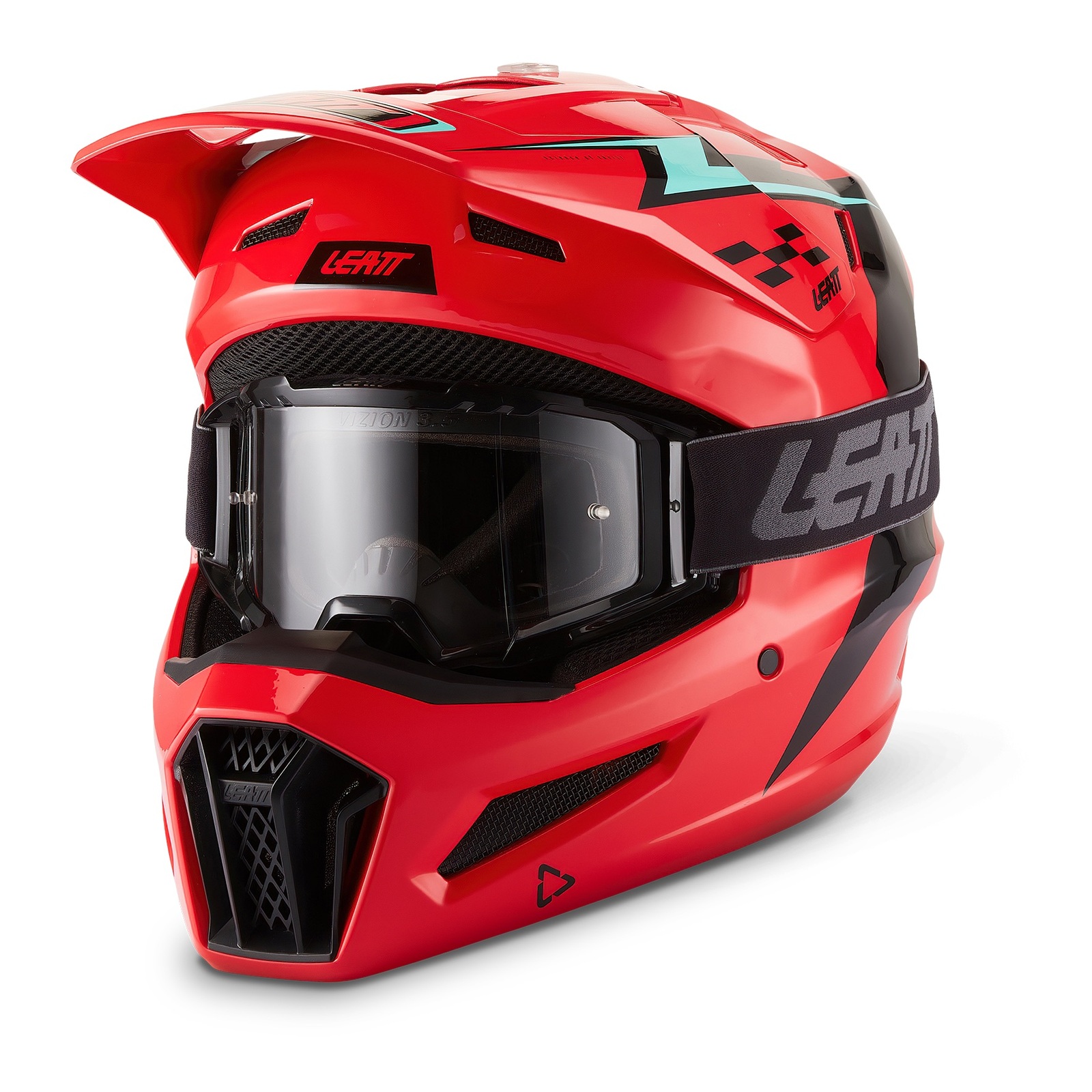 Leatt 3.5 Helmet Kit - Red (2XL/63-64cm) - Image 1