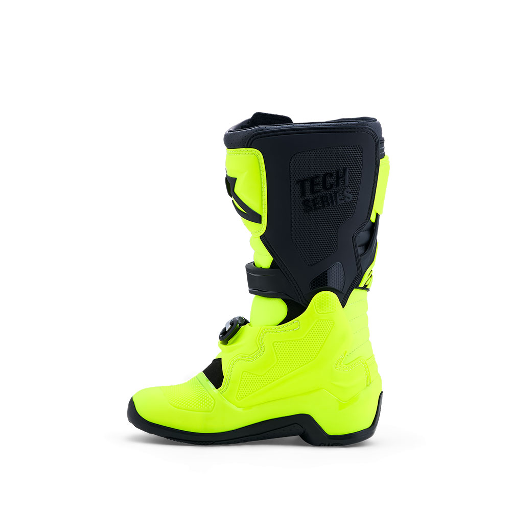 Tech-7S MX Boots Yellow Fluoro/Black 6 - Image 3