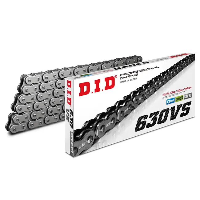 630VS x 96XB XJ O'Ring Solid bush DID chain w/rivet link