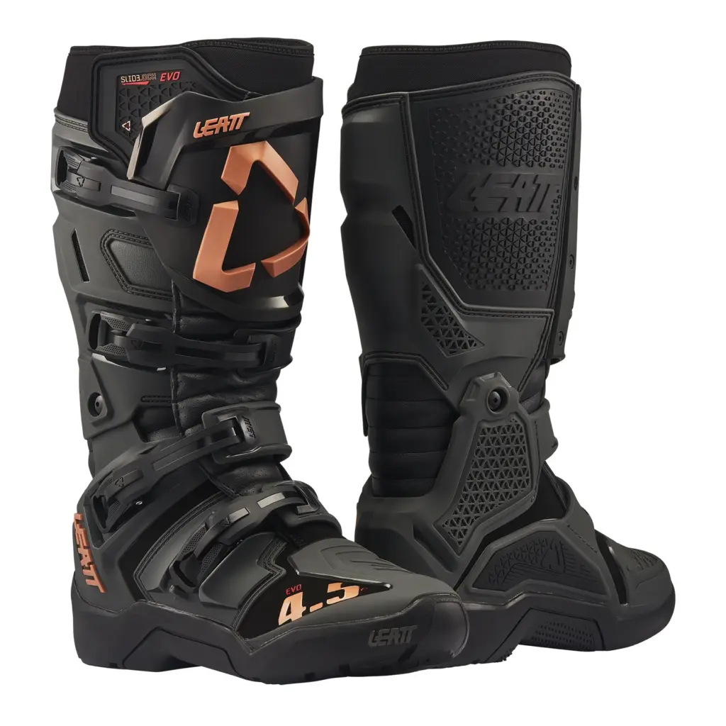 Leatt 4.5 Enduro Boots Evo - Graphene Black (US7/UK6/EU40.5/CM25.5)