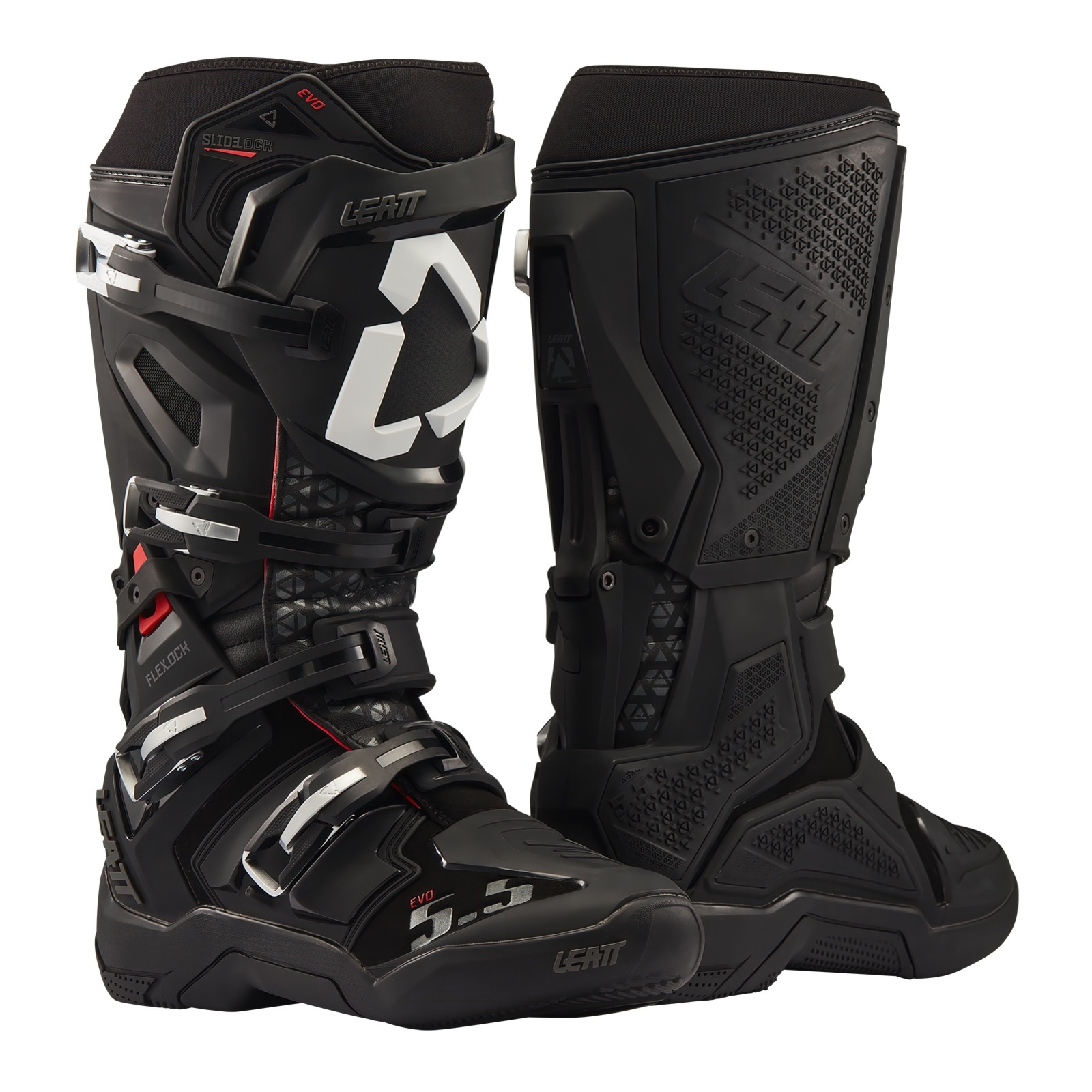 Leatt 5.5 FlexLock Evo Boots - Black (US10/UK9/EU44.5/CM29) - Image 1