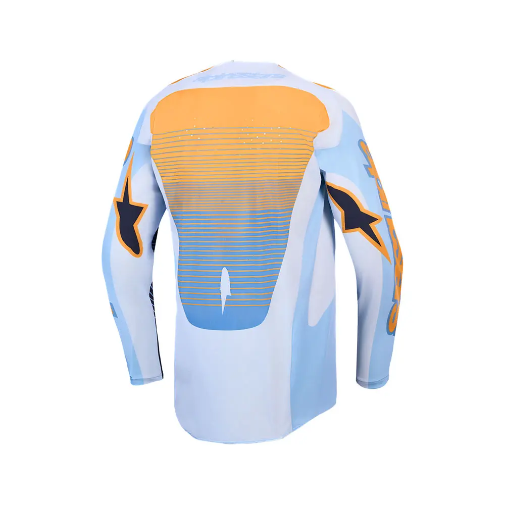 Alpinestars Techstar Maven Motocross Jersey Dust Blue/Tangerine/Black
