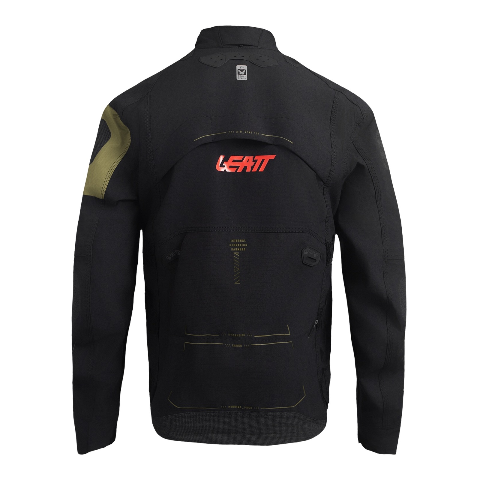 Leatt 6.5 HydraDri Adventure Jacket Khaki Brown - Image 2