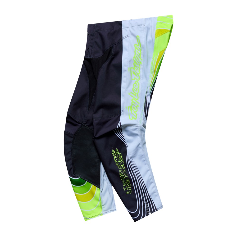 Troy Lee Designs GP Pro Stagger Motocross Pants Gunmetal/Neo Yellow - Image 1