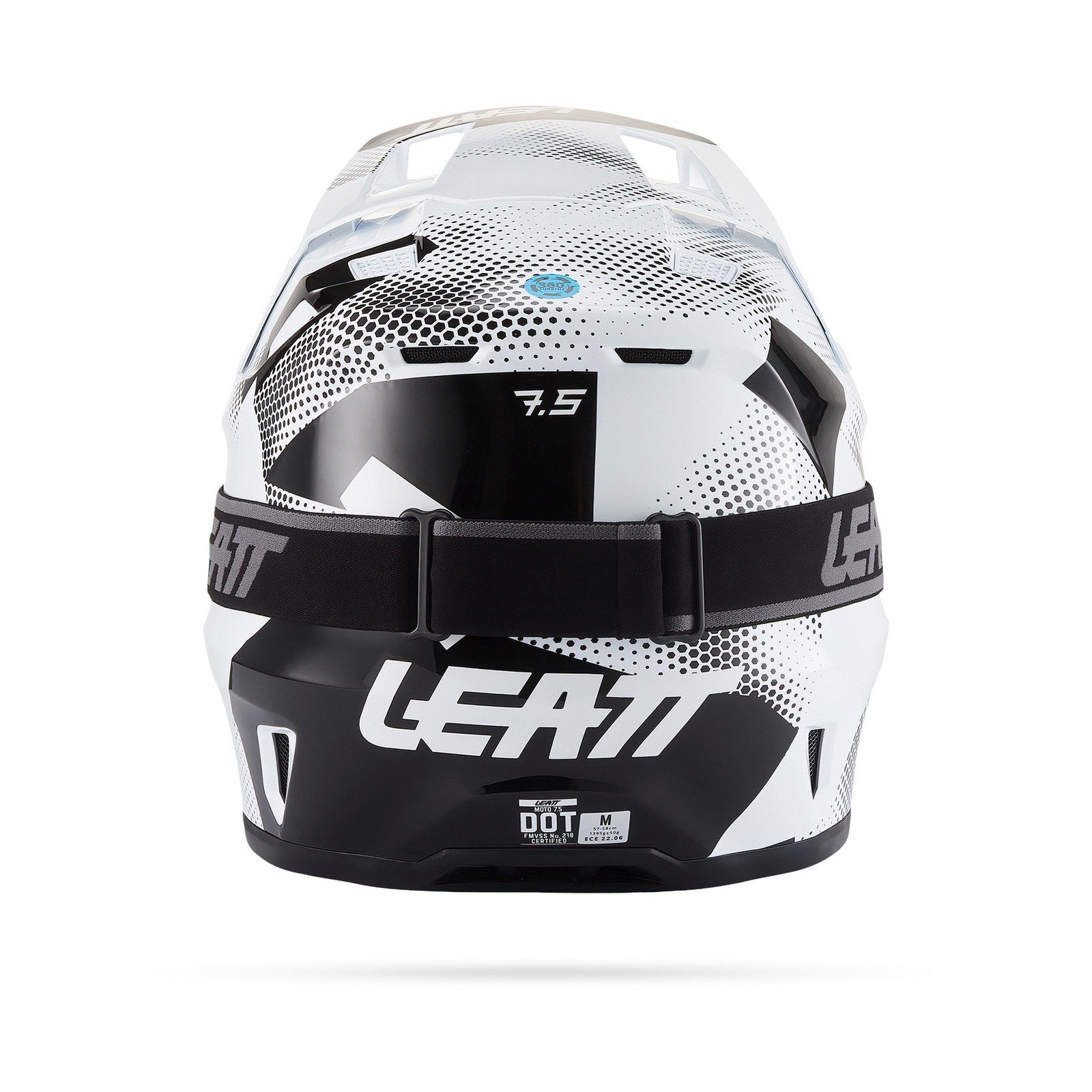 Leatt 7.5 Motocross Helmet Kit Camo Black / White - Image 3