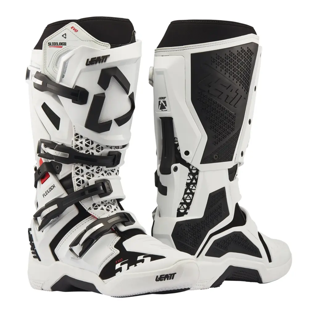 Leatt 5.5 FlexLock Evo Motocross Boots White