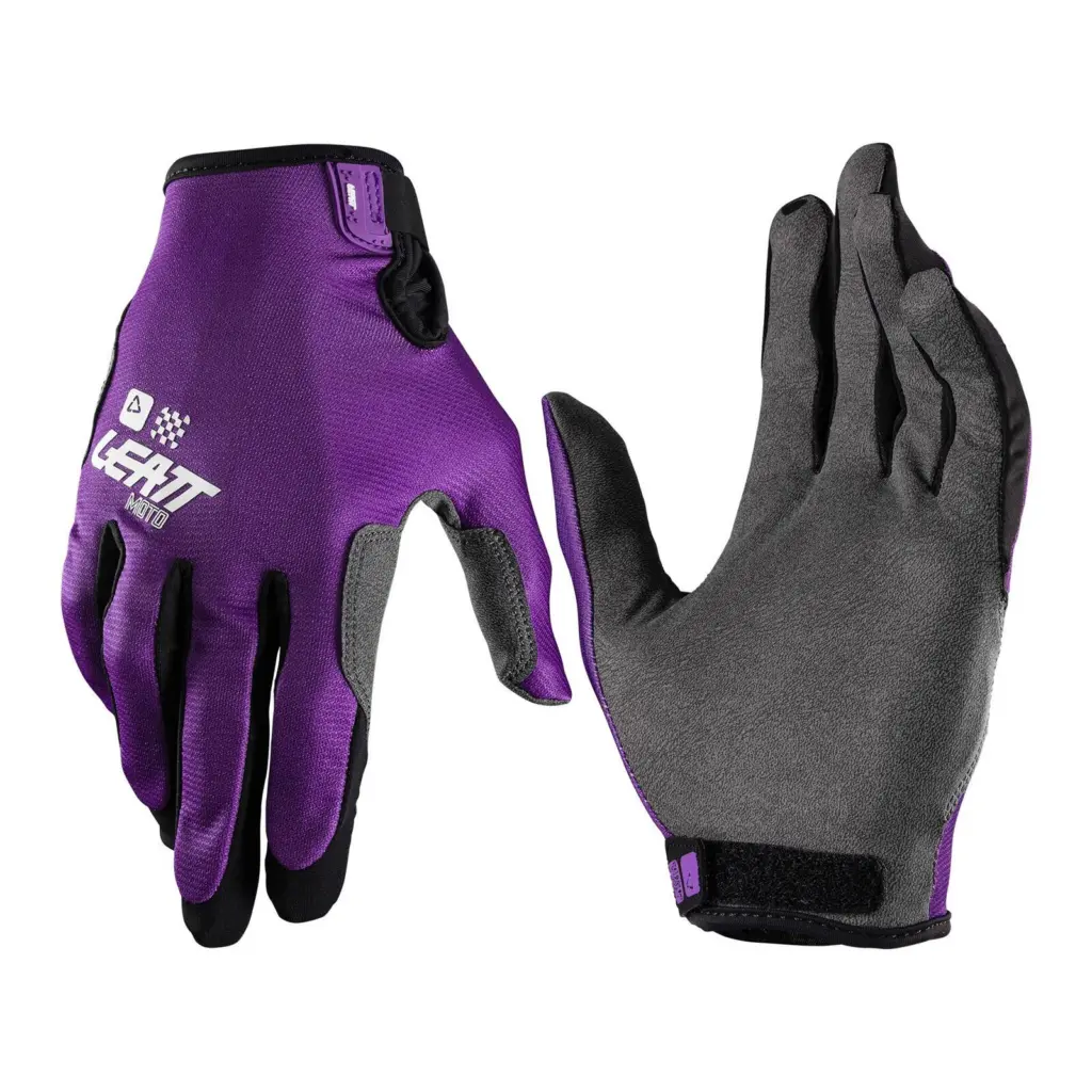 Leatt 1.5 GripR Motocross Gloves Purple