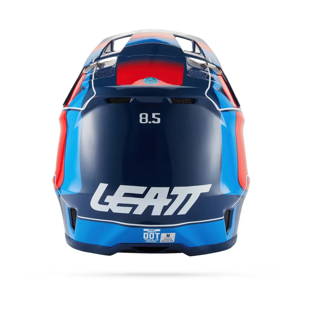 Leatt 8.5 Motocross Helmet Kit Blue/Red