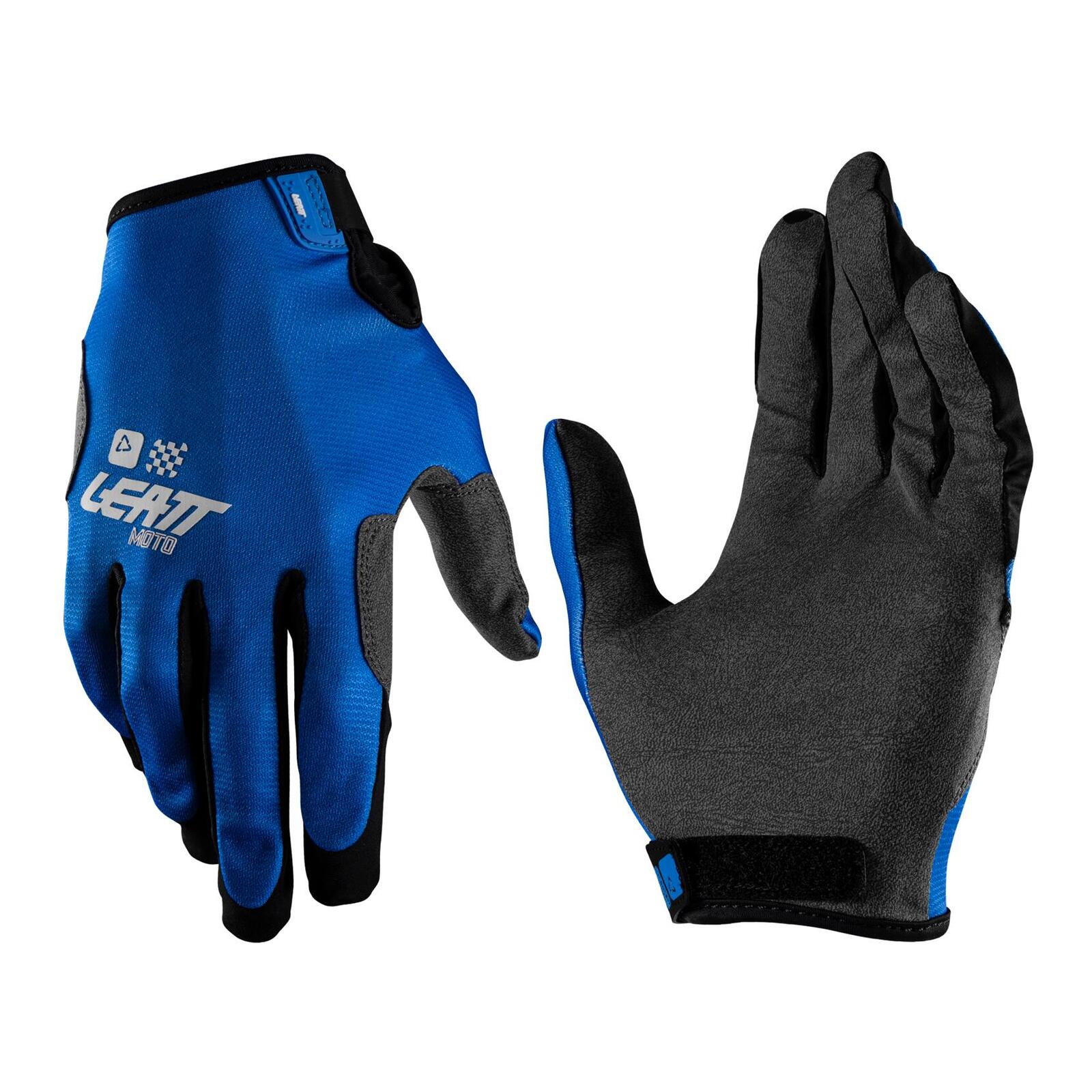 Leatt 1.5 Mini Motocross Gloves Blue - Image 1