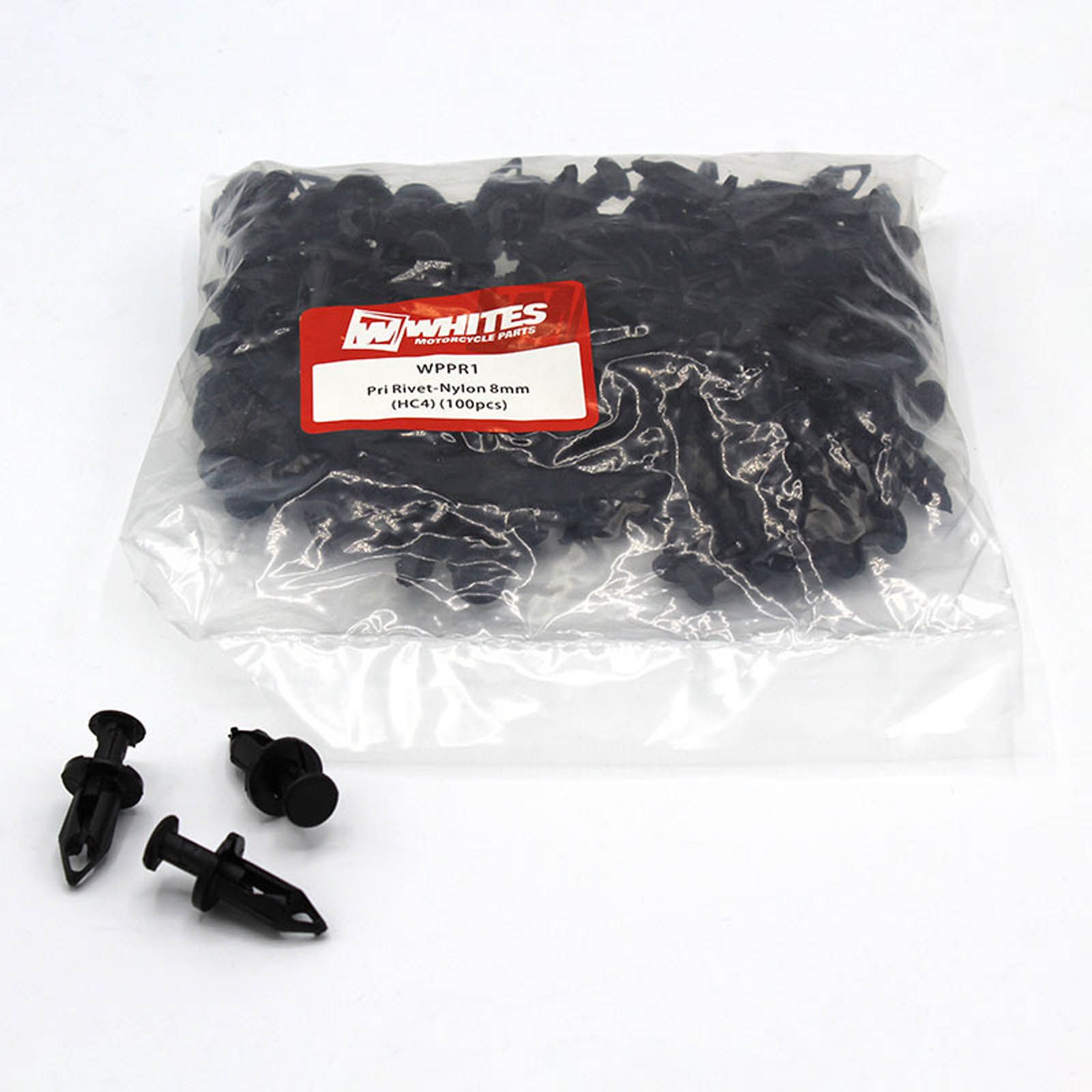 WHITES PRY RIVET - NYLON 8MM (HC4) -PKT / 100PCS - Image 2
