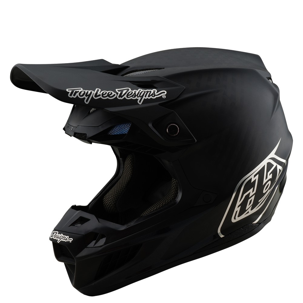 Troy Lee Designs SE5 ECE Carbon Mono Motocross Helmet Black - Image 1